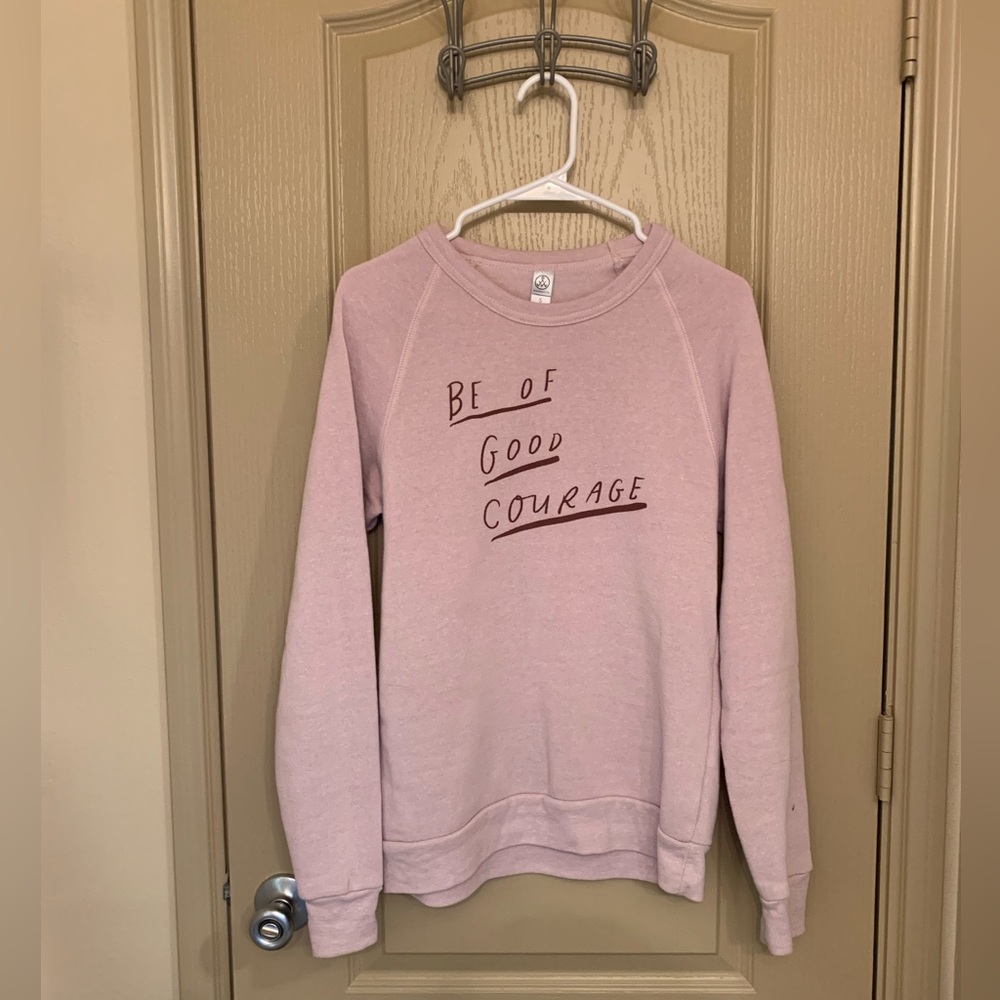 Dear Heart: light weight pink sweatshirt